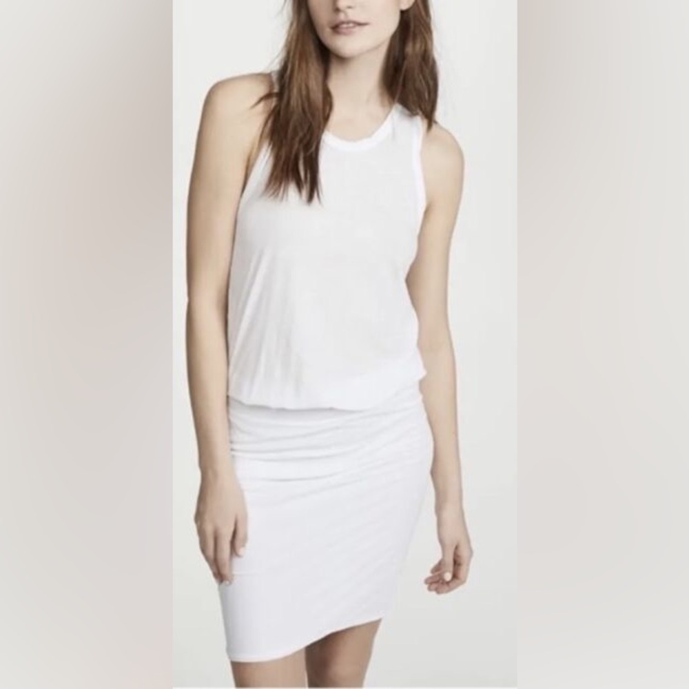 James Perse Size 1 White Racerback Dress - Never Worn